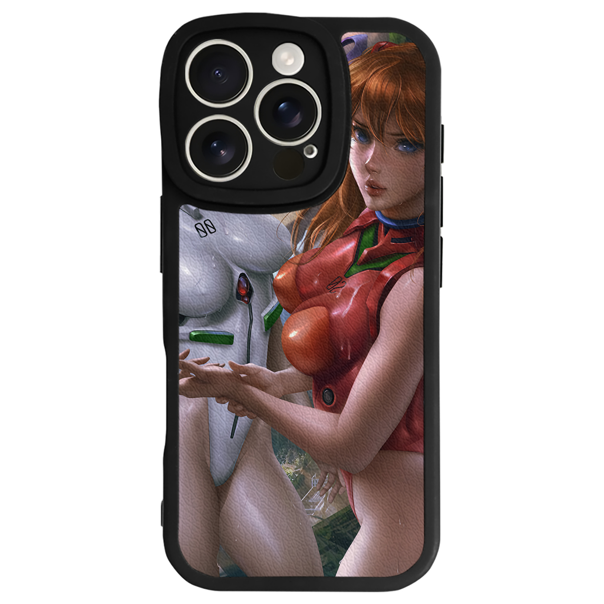 （画像用） EVA 新世紀エヴァンゲリオン 【iPhone 16シリーズ対応】シリコンスマホケース（レザー調） 材質：シリコン